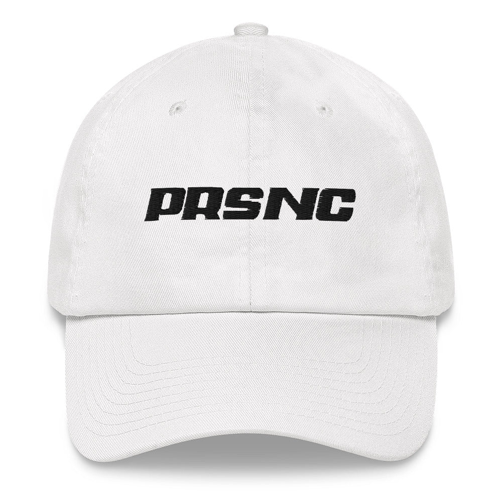 PRSNC front Logo Dad hat