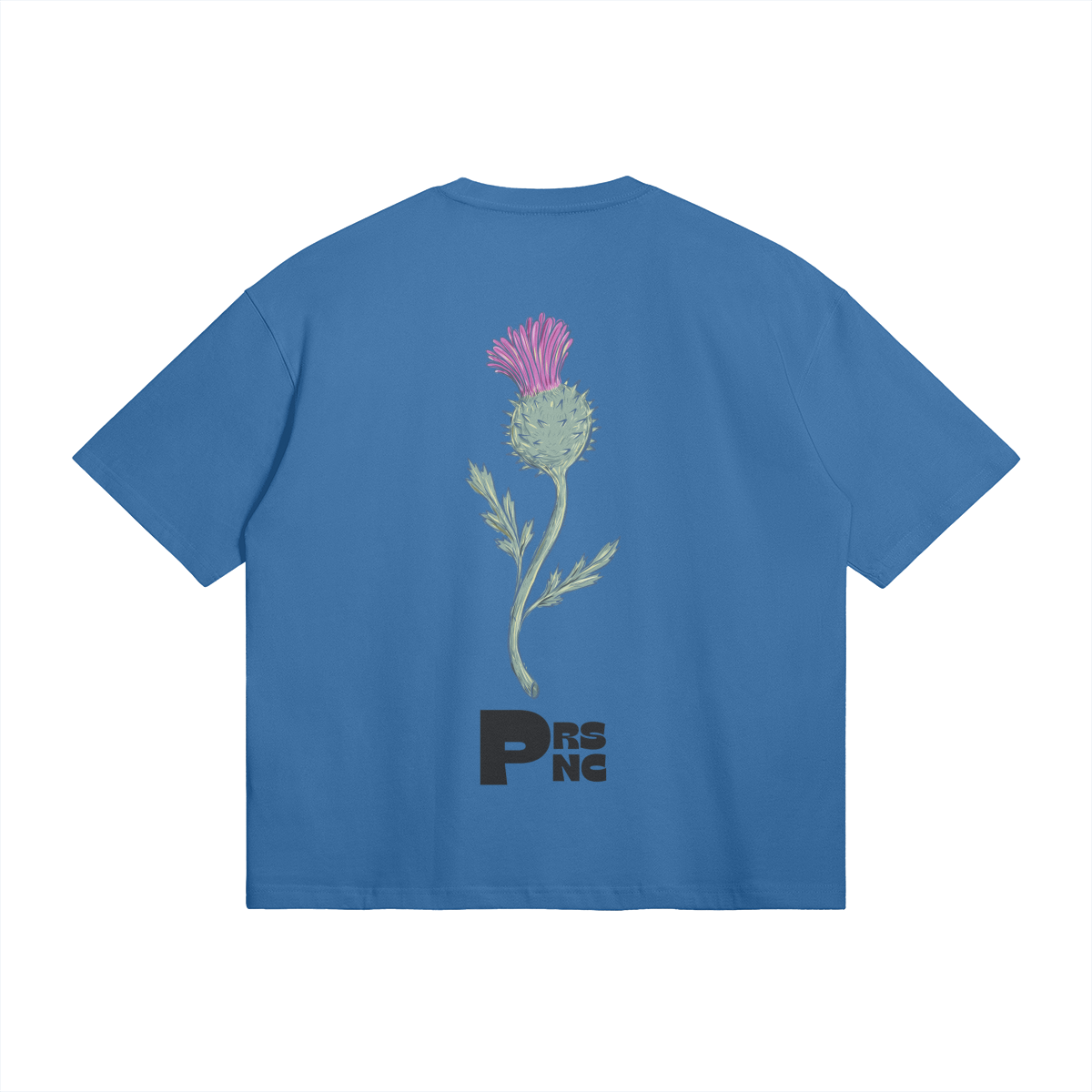 PRSNC Thistle logo Oversized T-Shirt