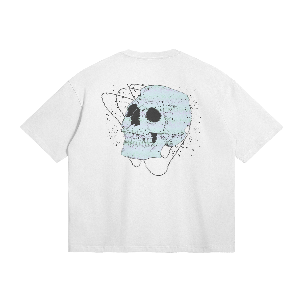 PRSNC New Skull Oversized T-Shirt