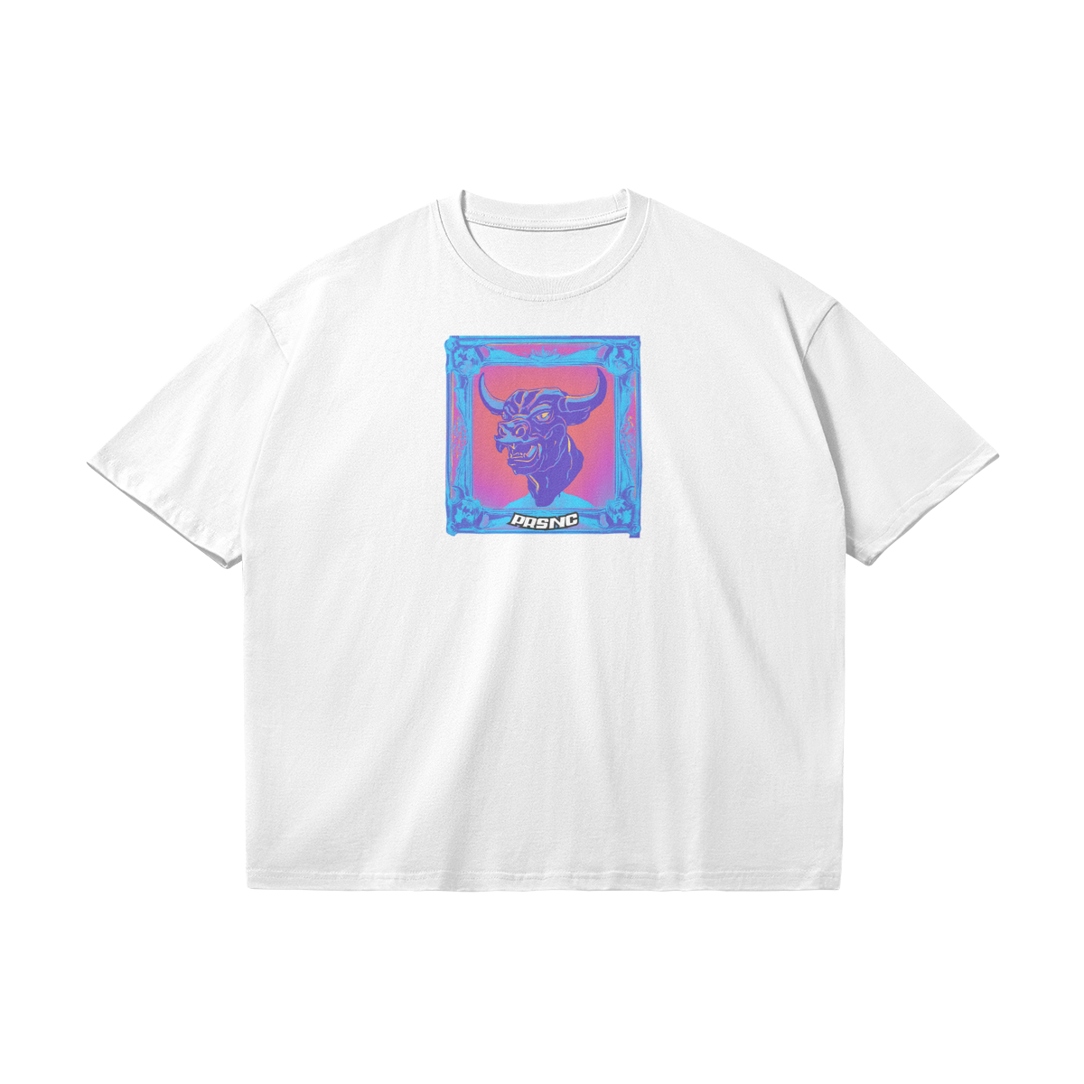 PRSNC Vibrant Bull Oversized T-Shirt